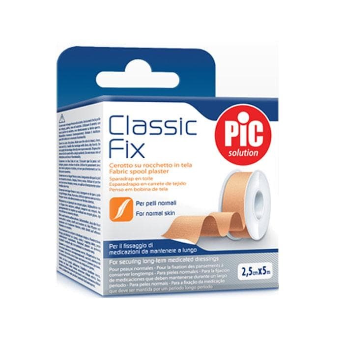 КЛАСИЧЕСКИ ПЛАСТИР 2.5 см. x 5 м. / PIC CLASSIC FIX PLASTER