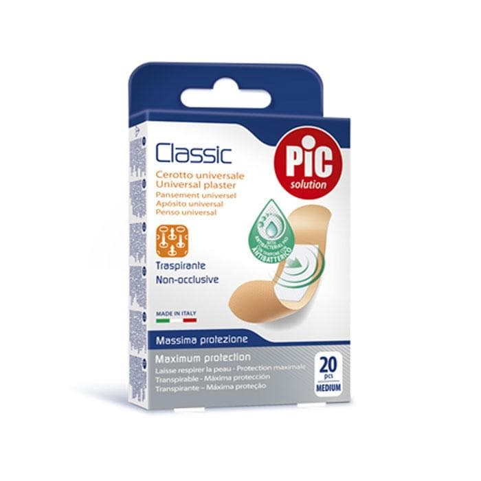 КЛАСИЧЕСКИ ПЛАСТИР КЛАСИК 20 броя / PIC CLASSIC MEDIUM PLASTERS