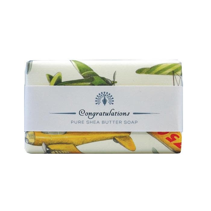 САПУН ИНГЛИШ СОУП КАМПЪНИ ПОЗДРАВЛЕНИЯ 200 гр. / THE ENGLISH SOAP COMPANY CONGRATULATIONS SHEA BUTTER SOAP