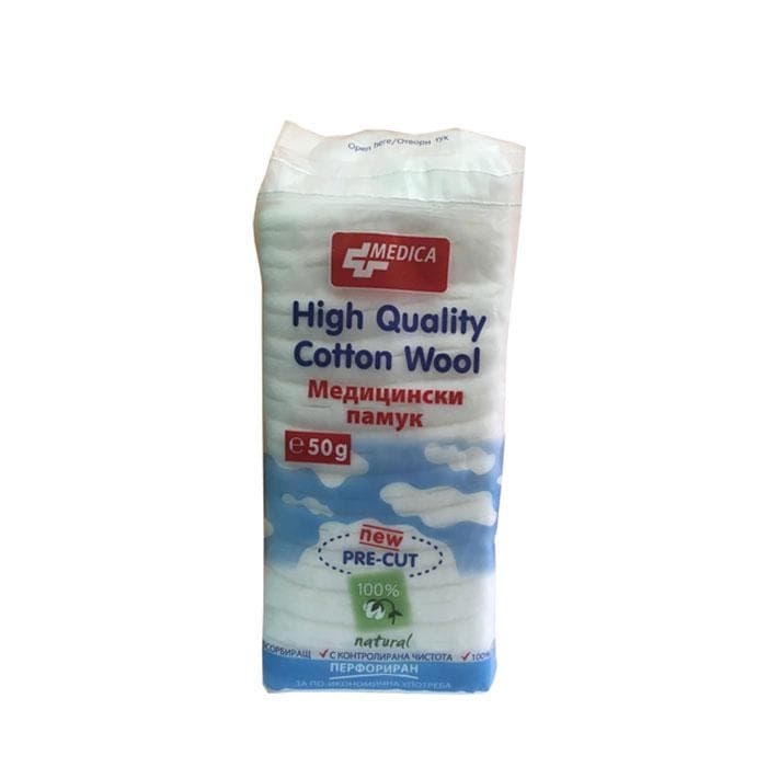 МЕДИЦИНСКИ ПАМУК 50 гр. / MEDICA COTTON MEDICAL