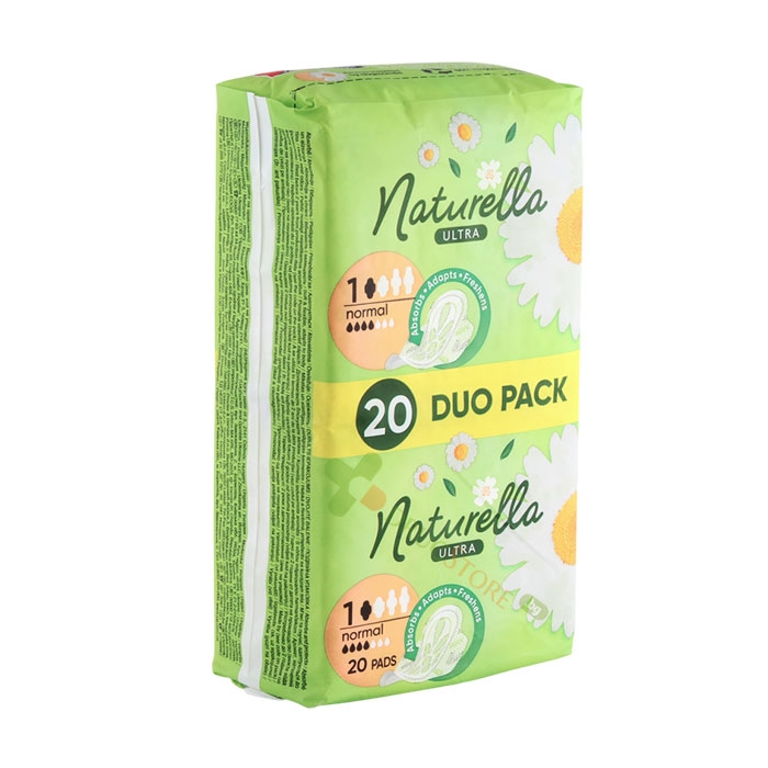 ДАМСКИ ПРЕВРЪЗКИ НАТУРЕЛА УЛТРА НОРМАЛ 20 броя / PROCTER &amp; GAMBLE NATURELLA ULTRA NORMAL SANITARY NAPKIN