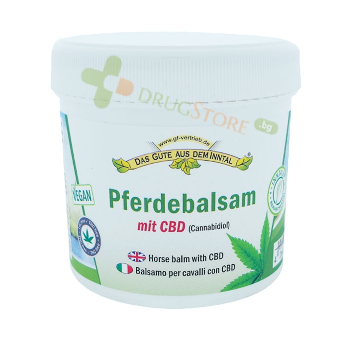 КОНСКИ БАЛСАМ С КАНАБИДИОЛ 200 мл / DAS GUTE AUS DEM INNTAL HORSE BALM WUTH CBD
