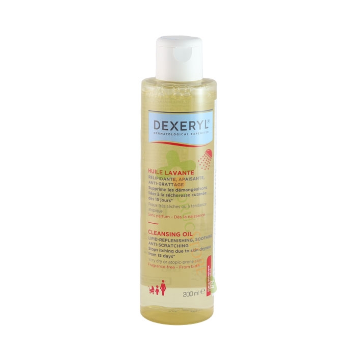 ДЕКСЕРИЛ ИЗМИВАЩО РЕЛИПИДИРАЩО УСПОКОЯВАЩО ОЛИО 200 мл / PIERRE FABRE DEXERYL RELIPIDANTE APAISANTE ANTI-GRATTAGE CLEANSING OIL