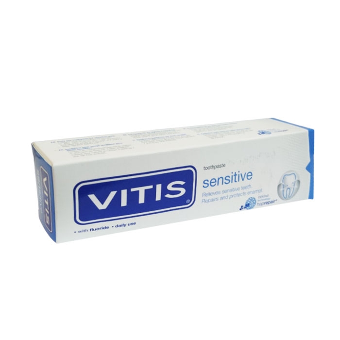 ПАСТА ЗА ЗЪБИ ВИТИС СЕНЗИТИВ ЗА ЧУВСТВИТЕЛНИ ЗЪБИ 100 мл / DENTAID VITIS SENSITIVE THOOTHPASTE
