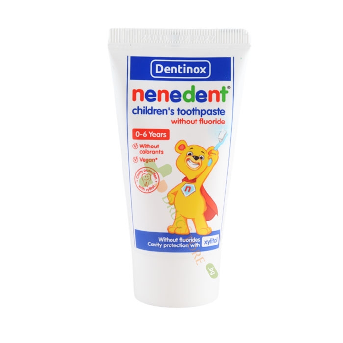 ПАСТА ЗА ЗЪБИ НЕНЕДЕНТ ЗА ДЕЦА БЕЗ ФЛУОР 50 мл / DENTINOX NENEDENT WITHOUT FLUOR TOOTHPASTE