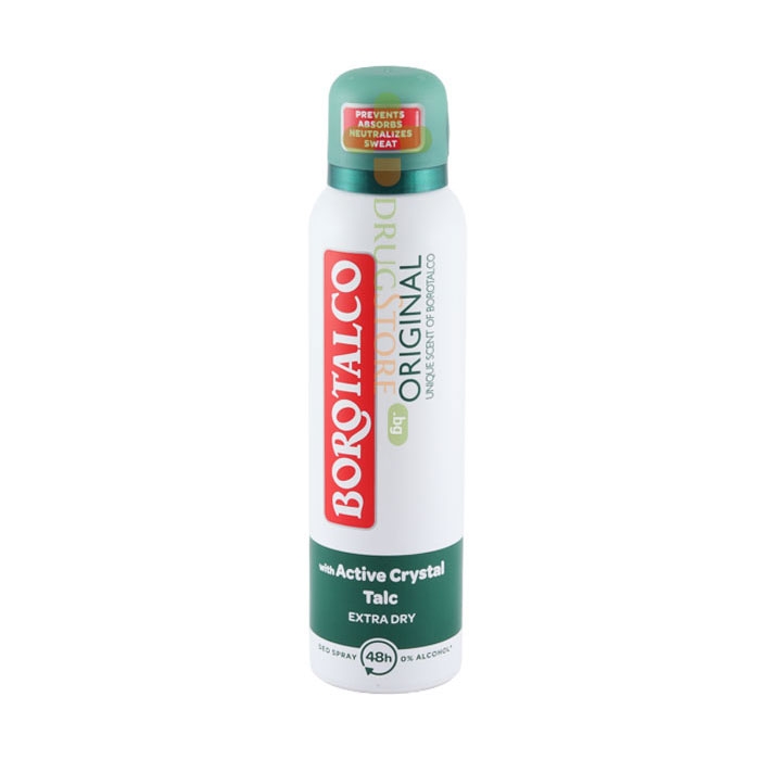 ДЕО СПРЕЙ ОРИГИНАЛ 150 мл / BOROTALCO ORIGINAL DEO SPRAY WITH ACTIVE CRYSTAL TALC