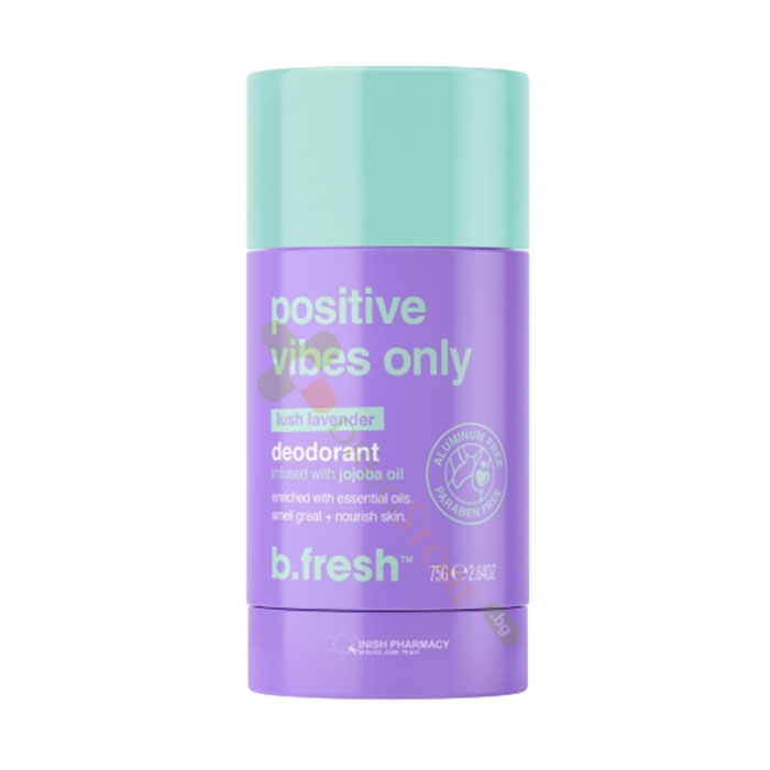 ДЕО СТИК ЛАВАНДУЛА И ЖОЖОБА 50 г / B.FRESH POSITIVE VIBES ONLY DEODORANT FLUSH LAVENDER