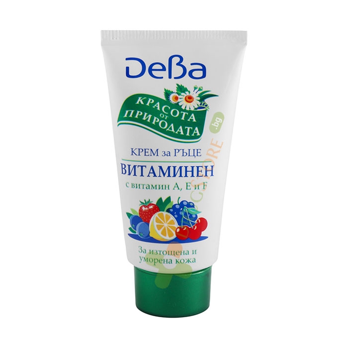 ДЕВА КРЕМ ЗА РЪЦЕ ВИТАМИНЕН 75 мл / DEVA HAND CREAM WITH VITAMINS
