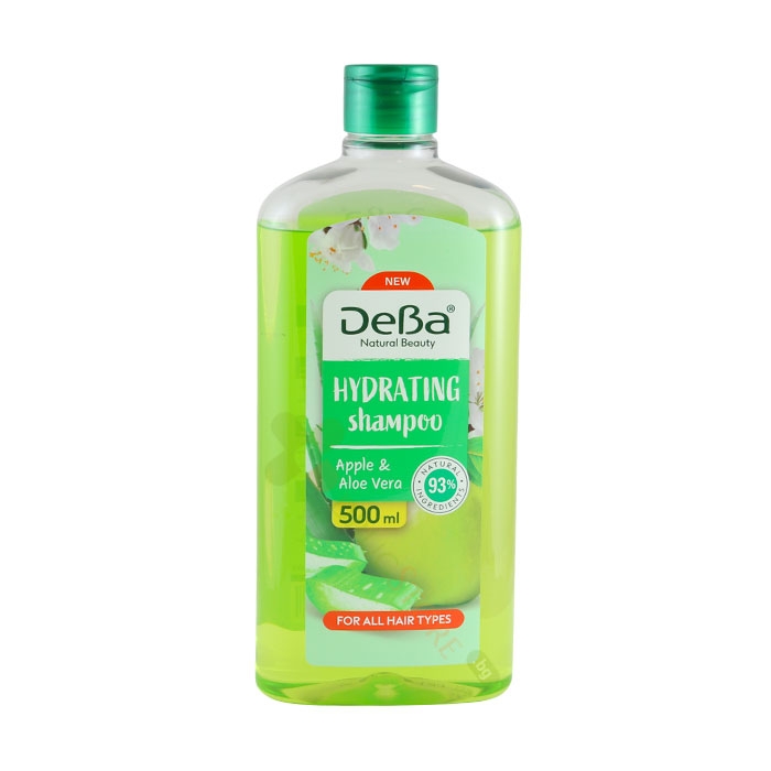 ДЕВА NATURAL BEAUTY ХИДРАТИРАЩ ШАМПОАН С ЕКСТРАКТИ ОТ ЯБЪЛКА И АЛОЕ ВЕРА ЗА ВСЕКИ ТИП КОСА 500 мл / RUBELLA DEVA NATURAL BEAUTY HYDRATING SHAMPOO APPLE AND ALOE VERA EXTRACT