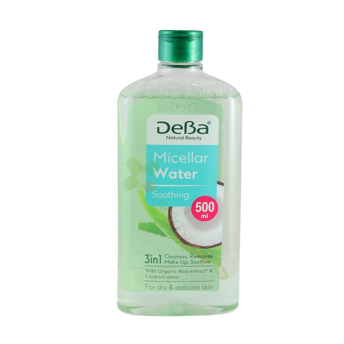ДЕВА NATURAL BEAUTY МИЦЕЛАРНА ВОДА 3 В 1 С ЕКСТРАКТ ОТ АЛОЕ ВЕРА И КОКОСОВА ВОДА 500 мл / DEVA NATURAL BEAUTY SOOTHING 3 IN 1 MICCELAR WATER ALOE VERA AND COCONUT WATER