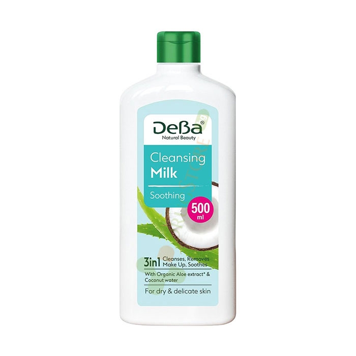 ДЕВА NATURAL BEAUTY ПОЧИСТВАЩО ТОАЛЕТНО МЛЯКО С АЛОЕ ВЕРА И КОКОСОВА ВОДА 500 мл / DEVA NATURAL BEAUTY CLEANSING MILK WITH ALOE VERA AND COCONUT WATER