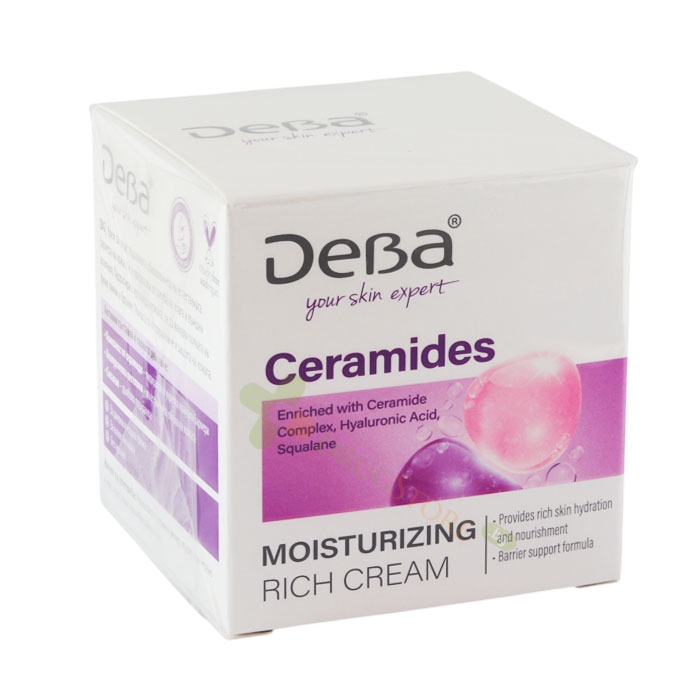 ДЕВА СЕРАМИДИ ОВЛАЖНЯВАЩ БОГАТ КРЕМ ЗА ЛИЦЕ 50 мл / RUBELLA DEVA CERAMIDES MOISTURIZING RICH CREAM