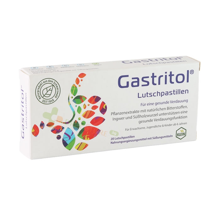 ГАСТРИТОЛ таблетки за смучене 20 броя / DHU-ARZNEIMITTEL GASTRITOL lozenges