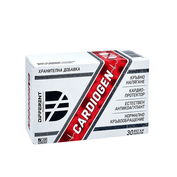 ДИФЪРЪНТ ФАРМ КАРДИОДЖЕН капсули 30 броя / DIFFERENT PHARM CARDIOGEN