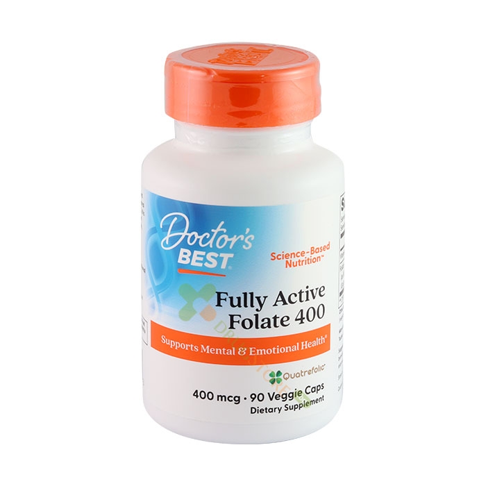 ДОКТОР&#039;С БЕСТ ФУЛИ АКТИВ ФОЛАТ капсули 400 мкг 90 броя / DOCTOR&#039;S BEST FULLY ACTIVE FOLATE