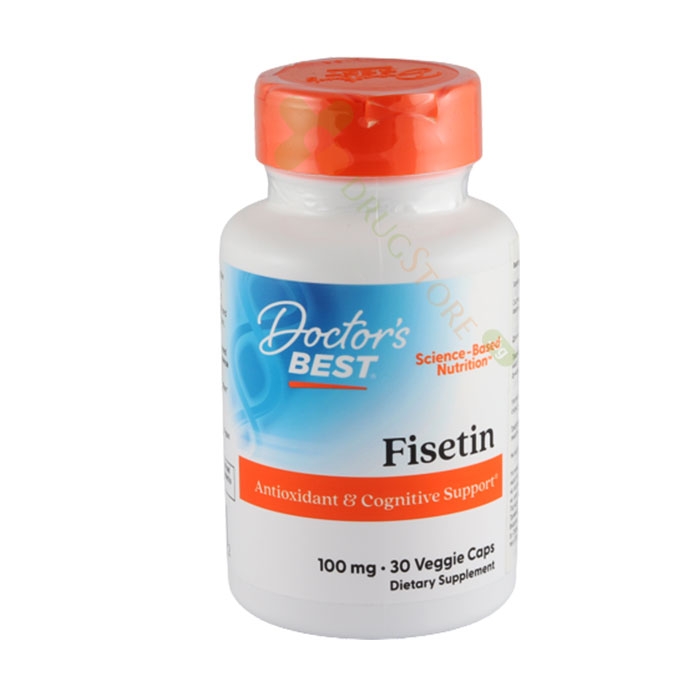 ДОКТОР&#039;С БЕСТ ФИЗЕТИН С НОВУСЕТИН капсули 30 броя / DOCTOR&#039;S BEST FISETIN WITH NOVUSETIN