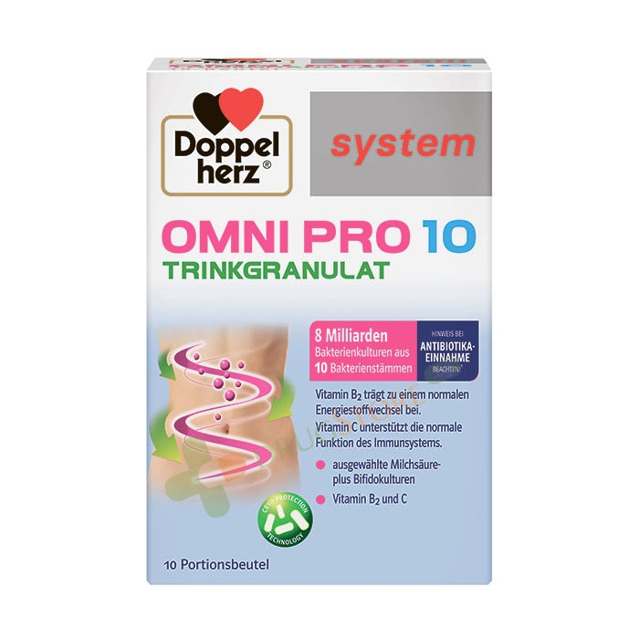 ДОПЕЛХЕРЦ СИСТЕМ ОМНИ ПРО 10 ГРАНУЛИ ЗА ПИЕНЕ саше 10 броя / QUEISSER DOPPELHERZ SYSTEM OMNI PRO 10