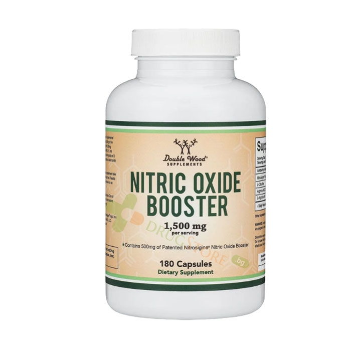 АЗОТЕН БУСТЕР капсули 180 броя / DOUBLE WOOD NITRIC OXIDE BOOSTER