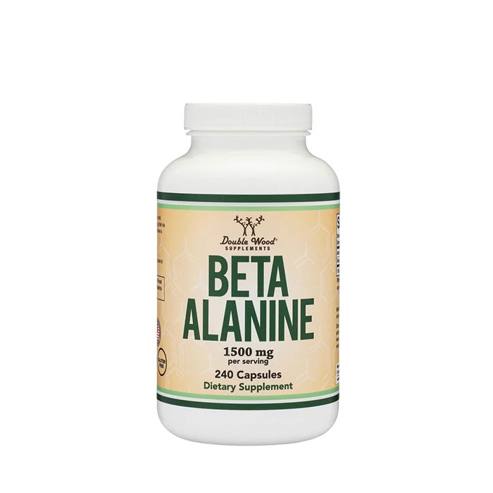 БЕТА АЛАНИН капсули 1500 мг 240 броя / DOUBLE WOOD BETA ALANINE