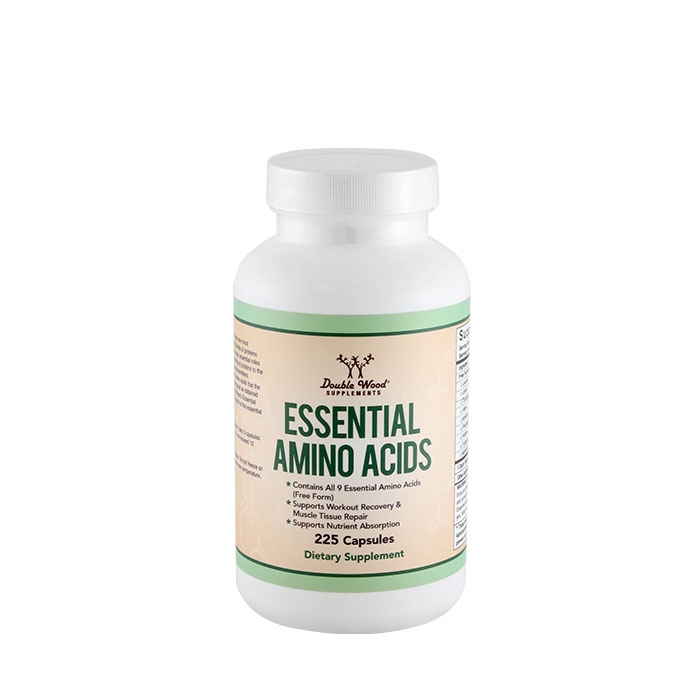 ЕСЕНЦИАЛНИ АМИНОКИСЕЛИНИ капсули 225 броя / DOUBLE WOOD ESSENTIAL AMINO ACIDS