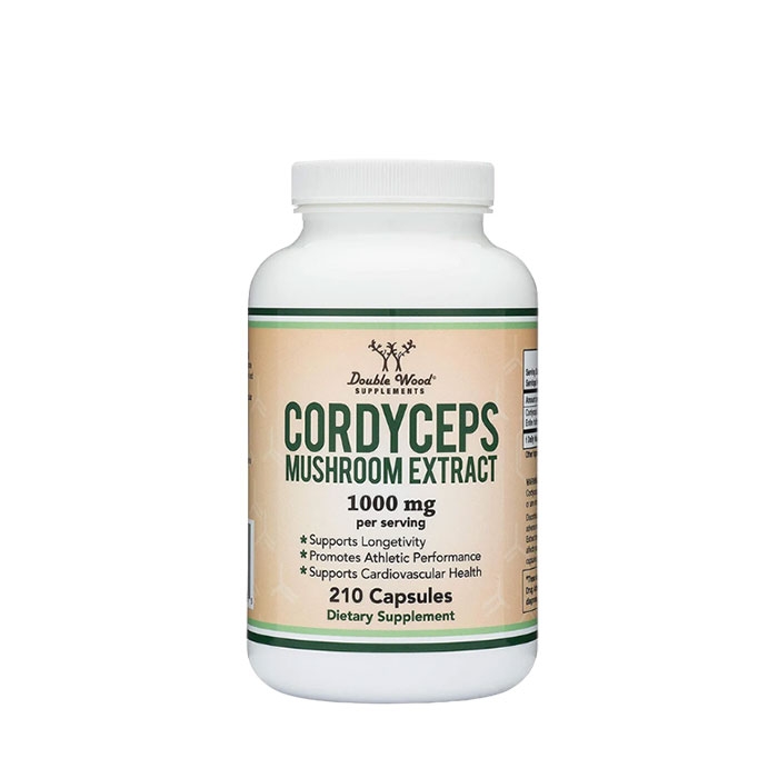 КОРДИЦЕПС капсули 1000 мг 210 броя / DOUBLE WOOD CORDYCEPS