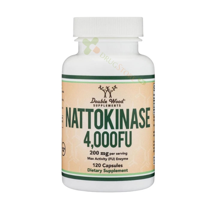 НАТОКИНАЗА капсули 120 броя / DOUBLE WOOD NATTOKINASE