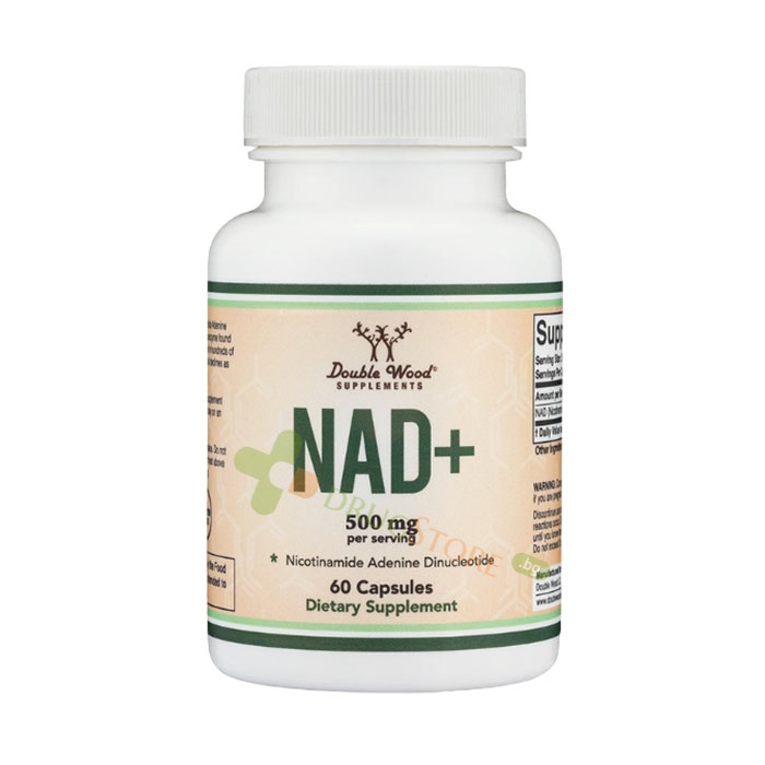 НИКОТИНАМИД АДЕНИН ДИНУКЛЕОТИД (NAD+) капсули 60 броя / DOUBLE WOOD NAD+