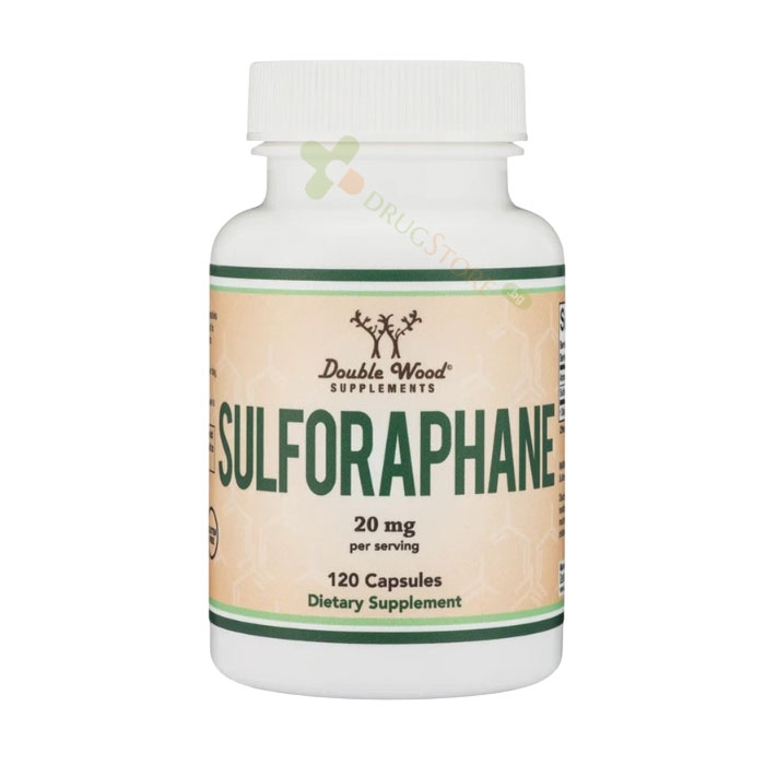 СУЛФОРАФАН капсули 20 мг 120 броя / DOUBLE WOOD SULFORAPHANE
