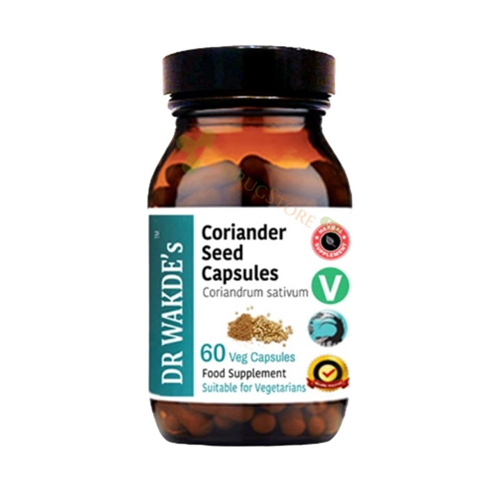КОРИАНДЪР (СЕМЕНА) 740 мг капсули 60 броя / DR WAKDE&#039;S CORIANDER SEED