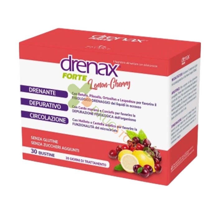 ДРЕНАКС ФОРТЕ ЛИМОН И ЧЕРЕША саше 30 броя / PALADIN PHARMA DRENAX FORTE LEMON CHERRY sachets