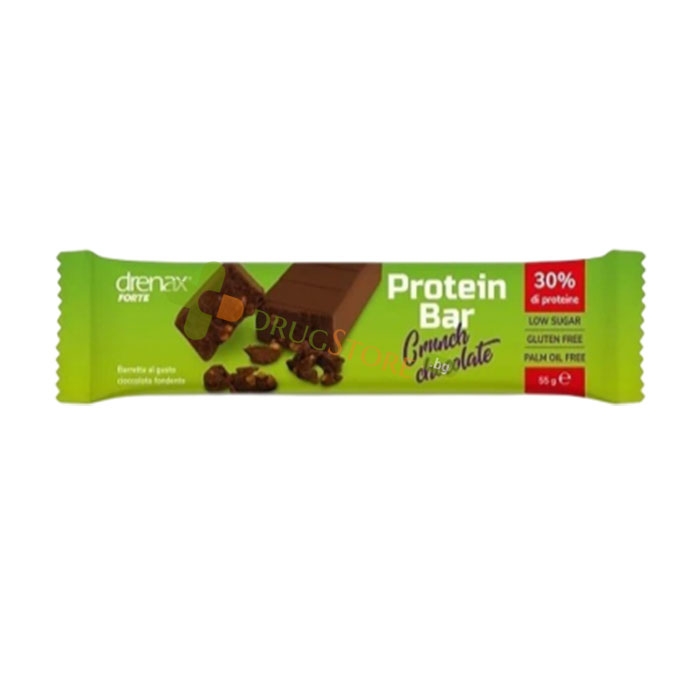 ДРЕНАКС ФОРТЕ ПРОТЕИНОВ БАР 30% С ХРУПКАВ ШОКОЛАД 55 г / PALADIN PHARMA DRENAX FORTE PROTEIN BAR 30% CRUNCH CHOCOLATE