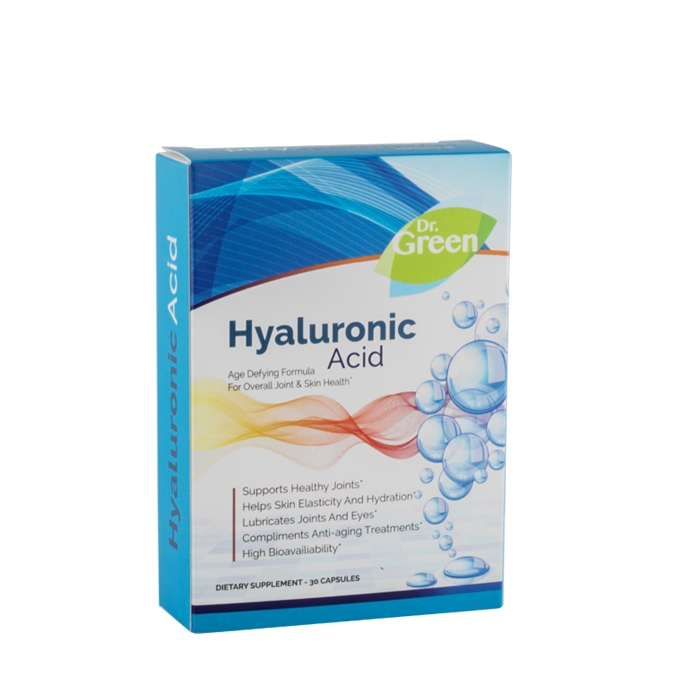 ХИАЛУРОНОВА КИСЕЛИНА капсули 50 мг 30 броя / DR. GREEN HYALURONIC ACID