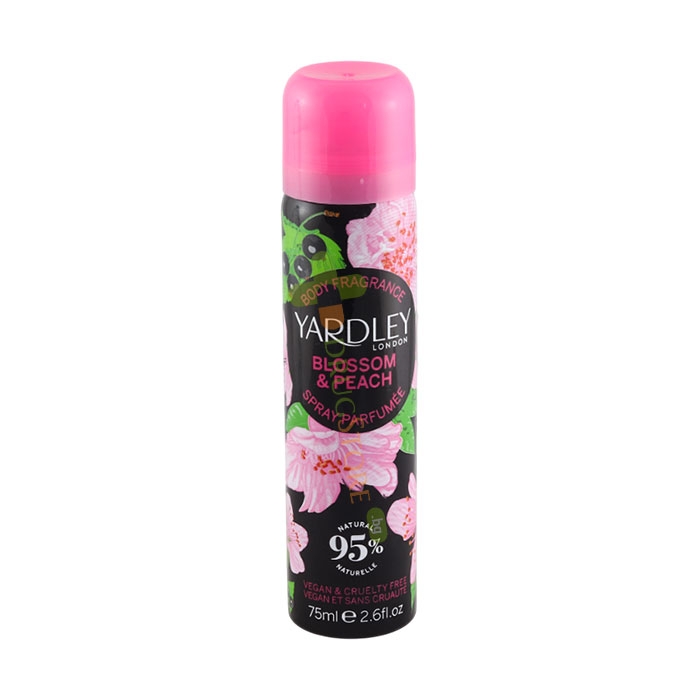 ЧЕРЕШОВ ЦВЯТ И ПРАСКОВА ДЕЗОДОРАНТ 75 мл / YARDLEY LONDON BLOSSOM &amp; PEACH BODY FRAGRANCE