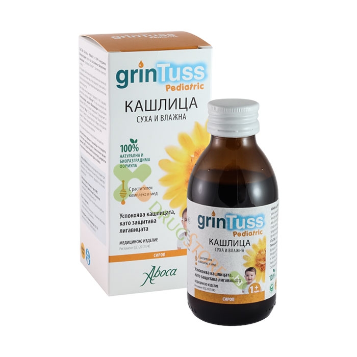 АБОКА ГРИНТУС сироп ЗА ДЕЦА 180 г / ABOCA GRINTUSS CHILDREN