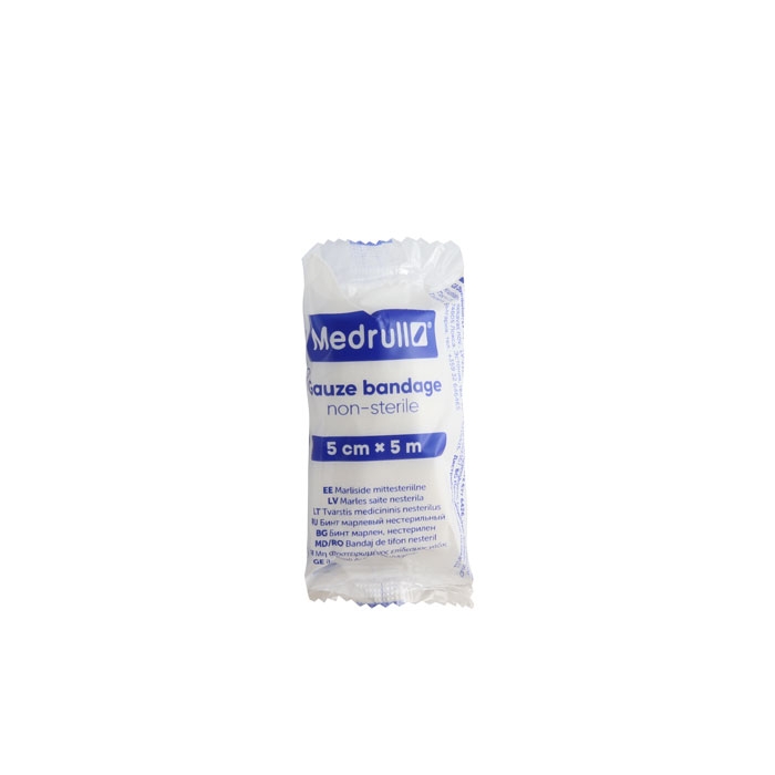 БИНТ МАРЛЕН 5 м / 5 см / MEDICA GAUZE BANDAGES