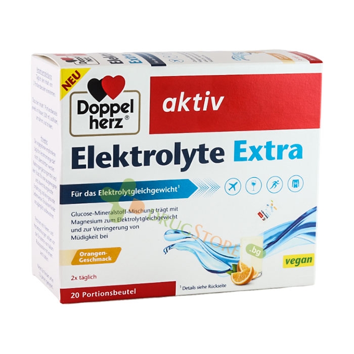 ДОПЕЛХЕРЦ АКТИВ ЕЛЕКТРОЛИТ ЕКСТРА саше 20 броя/DOPPELHERZ ACTIV ELEKTROLIT EXTRA