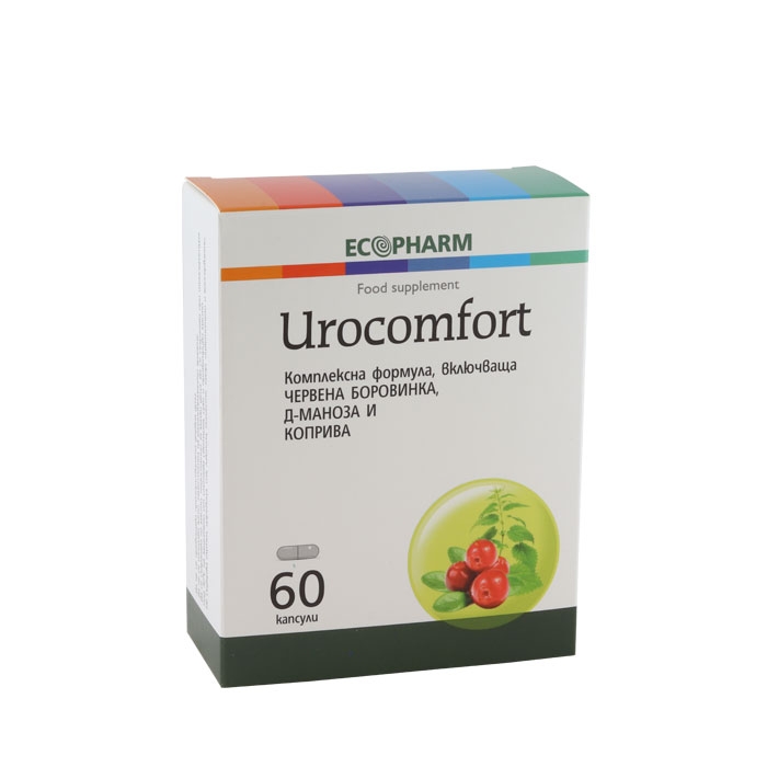УРОКОМФОРТ капсули 60 броя / ECOPHARM GROUP UROCOMFORT