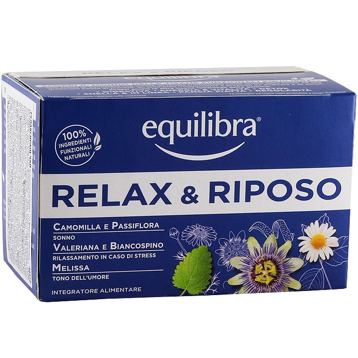 ЕКВИЛИБРА РЕЛАКСИРАЩ ЧАЙ ФИЛТЪР 15 броя / EQUILIBRA RELAXING TEA