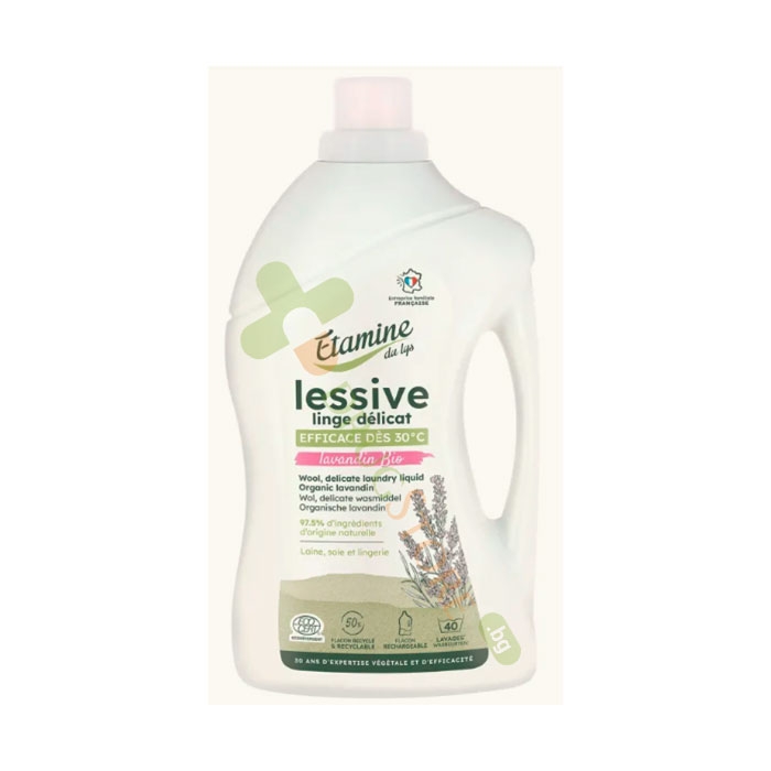 ТЕЧЕН ПРЕПАРАТ ЗА ВЪЛНА И ДЕЛИКАТНИ МАТЕРИИ 1 л / ETAMINE DU LYS WOOLEN DETERGENT DELICATE LAUNDRY