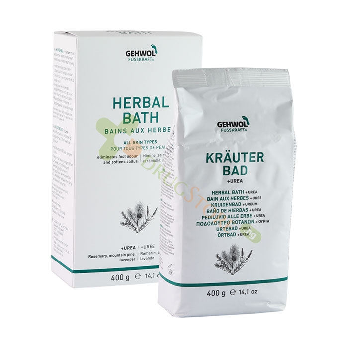 ГЕВОЛ ТРЕТИРАЩА БАНЯ FUSSKRAFT 400 г / GEHWOL FUSSKRAFT HERBAL BATH