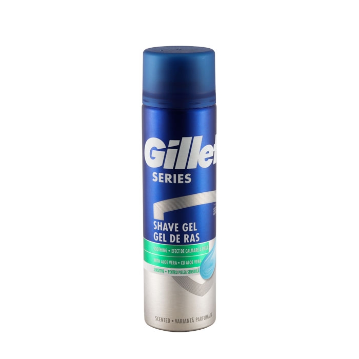 ЖИЛЕТ УСПОКОЯВАЩ ГЕЛ ЗА БРЪСНЕНЕ С АЛОЕ ВЕРА 200 мл / PROCTER &amp; GAMBLE GILLETTE SOOTHING SHAVING GEL ALOE VERA
