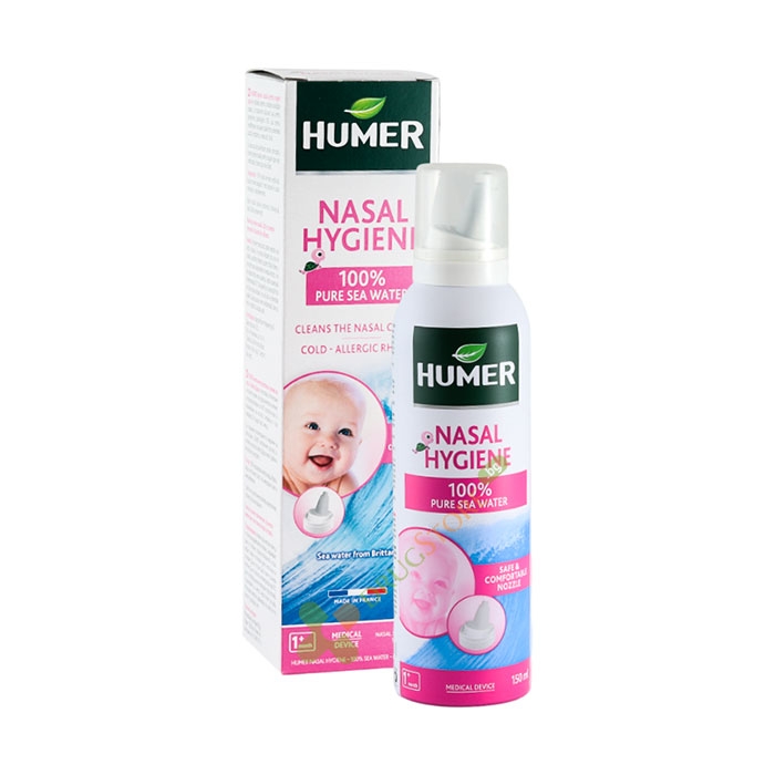 ХЮМЕР СПРЕЙ ЗА НОС С МОРСКА ВОДА ЗА БЕБЕТА И ДЕЦА 150 мл / URGO HUMER SEA WATER BABY