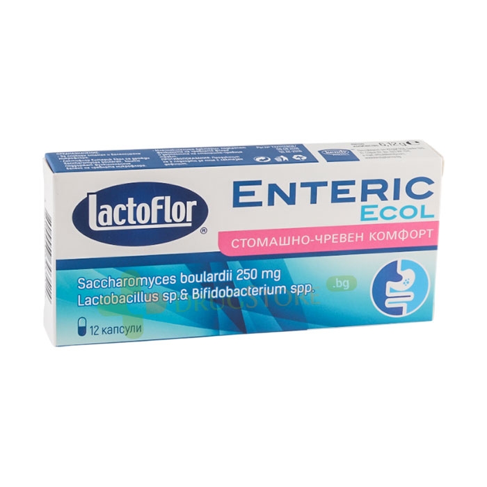 ЛАКТОФЛОР ENTERIC ECOL капсули 12 броя / LACTOFLOR ENTERIC ECOL