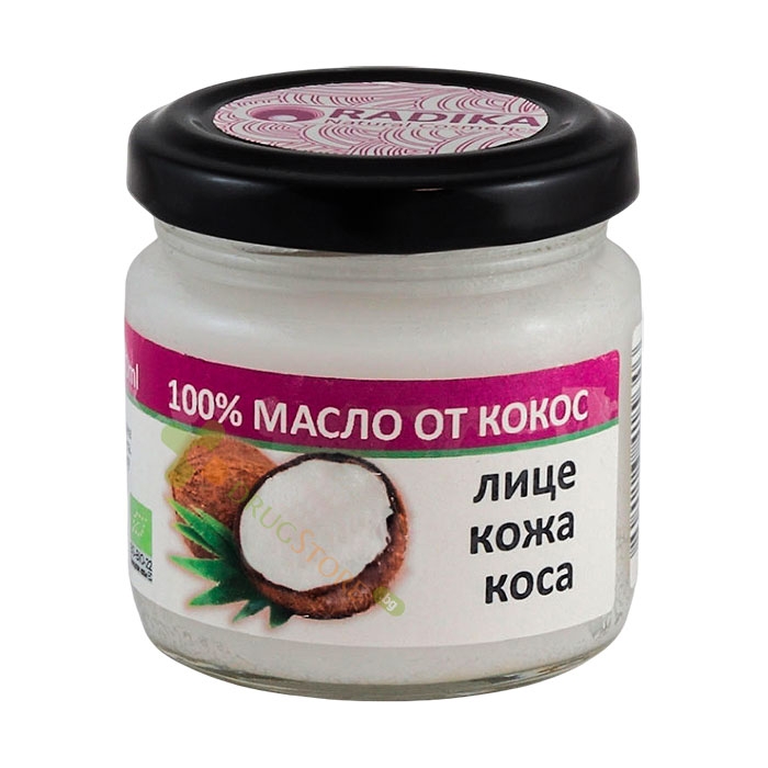 РАДИКА 100% МАСЛО ОТ КОКОС 100 мл / BIOHERBA RADIKA 100% COCONUT OIL