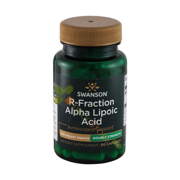 СУОНСЪН АЛФА ЛИПОЕВА КИСЕЛИНА R-ФРАКЦИЯ капсули 100 мг 60 броя / SWANSON DOUBLE STRENGTH ALPHA LIPOIC ACID R - FRACTION