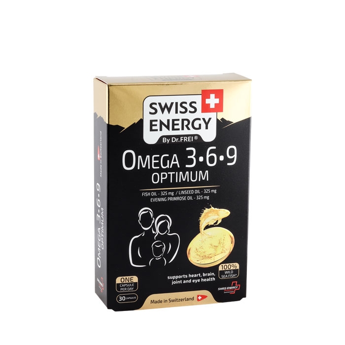 СУИС ЕНЕРДЖИ ОМЕГА 3-6-9 ОПТИМУМ капсули 30 броя / SWISS ENERGY OMEGA 3-6-9 OPTIMUM