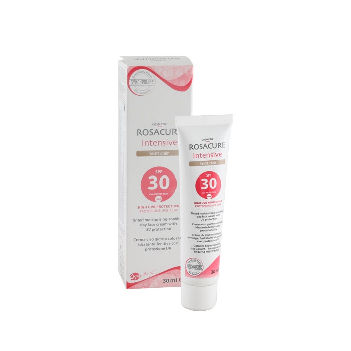 СИНХРОЛАЙН РОЗАКЮР ИНТЕНЗИВЕН ТОНИРАН КРЕМ CLAIR SPF 30 30 мл / SYNCHROLINE ROSACURE INTENSIVE CREAM TAINTEE CLAIR SPF 30