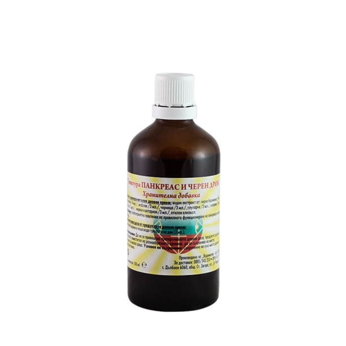 ВАДИМЕЛИС ТИНКТУРА ПАНКРЕАС И ЧЕРЕН ДРОБ 100 мл / VADIMELIS PANCREAS AND LIVER TINCTURE