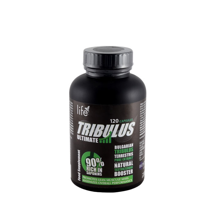 ТРИБУЛУС УЛТИМЕЙТ 90% САПОНИНИ капсули 120 броя / LIFE NATURE &amp; NUTRITION TRIBULUS ULTIMATE 90 % RICH IN SAPONINS