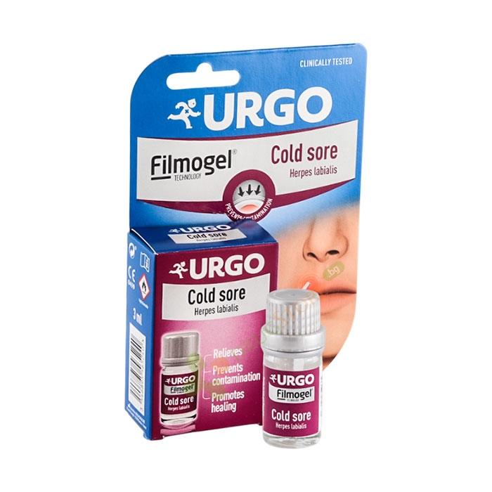 УРГО ПРИ ХЕРПЕСИ филмогел 3 мл / URGO FILMOGEL COLD SORE